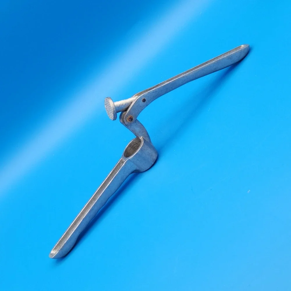 Vintage Aluminum Brevettato Garlic Press‎ Made in Italy